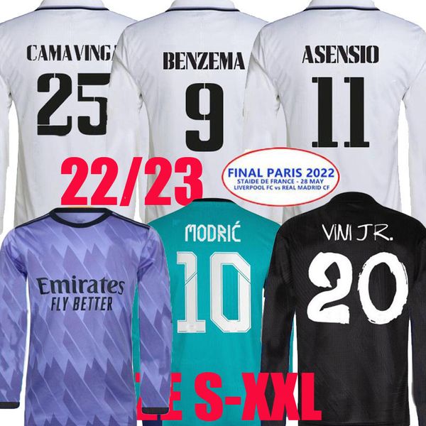 benzema vini jr long sleeve soccer jerseys tchouameni 22 23 champions marcelo limited real madrids football shirt camavinga asensio modric m, Black;yellow
benzema vini jr long sleeve soccer jerseys tchouameni 22 23 champions marcelo limited real madrids football shirt camavinga asensio modric m, Black;yellow
