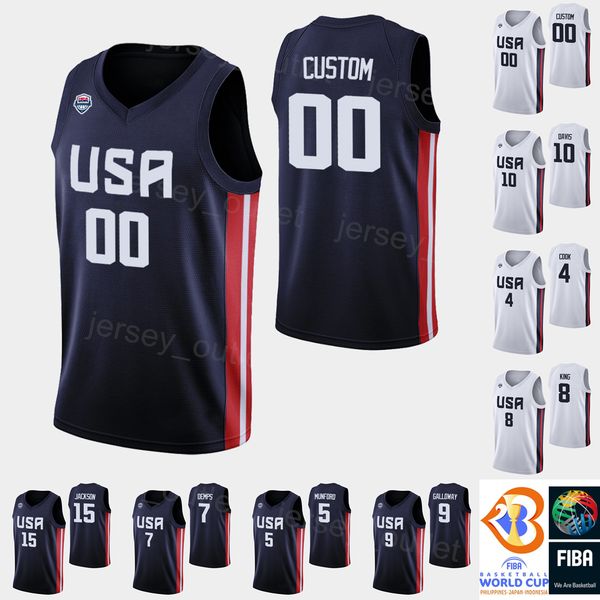 screen printed 2023 fiba world cup us 6 bell basketball jersey 14 eric mika 10 william davis 8 george king 7 cody demps 12 michael frazier i, Black
screen printed 2023 fiba world cup us 6 bell basketball jersey 14 eric mika 10 william davis 8 george king 7 cody demps 12 michael frazier i, Black