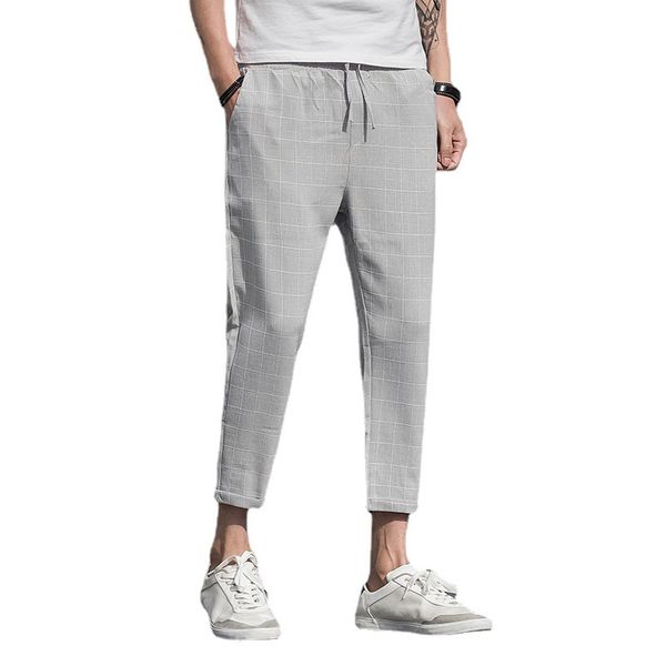 men's pants casual ankle-length plaid men trousers hip hop jogger sweatpants streetwear dropmen's, Black
men's pants casual ankle-length plaid men trousers hip hop jogger sweatpants streetwear dropmen's, Black