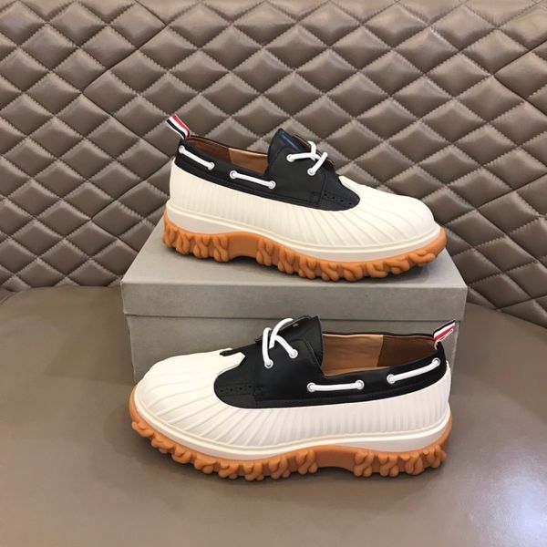 luxury brand shoe genuine leather thick sole men's casual shoes trend sneakers with box, Black
luxury brand shoe genuine leather thick sole men's casual shoes trend sneakers with box, Black