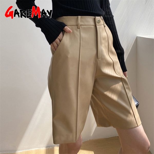 autumn winter women's leather shorts loose black classic casual soft long office knee-length for women with pockets 220509, White;black
autumn winter women's leather shorts loose black classic casual soft long office knee-length for women with pockets 220509, White;black