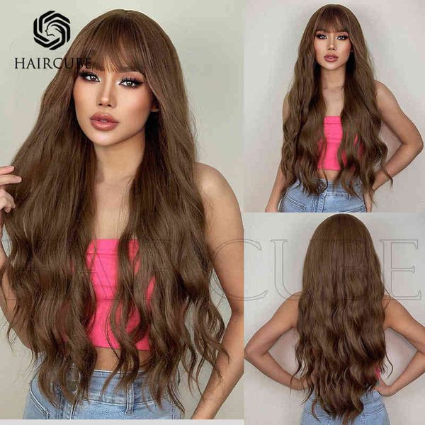 style women qi bangs honey pudding color long curly hair wig high temperature silk material daily application 220527, Black
style women qi bangs honey pudding color long curly hair wig high temperature silk material daily application 220527, Black