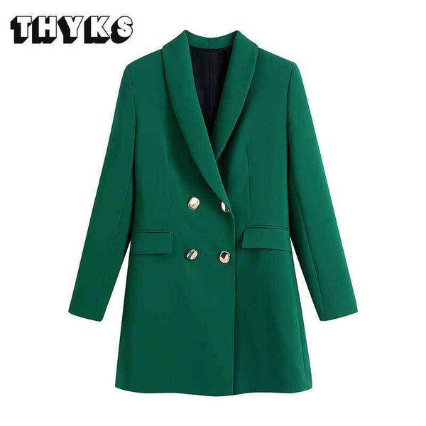 2022 za spring new women clothing allcompetition doublebreasted long blazer solid color jacket female traf elegant stylish jacket j220813, White;black
2022 za spring new women clothing allcompetition doublebreasted long blazer solid color jacket female traf elegant stylish jacket j220813, White;black