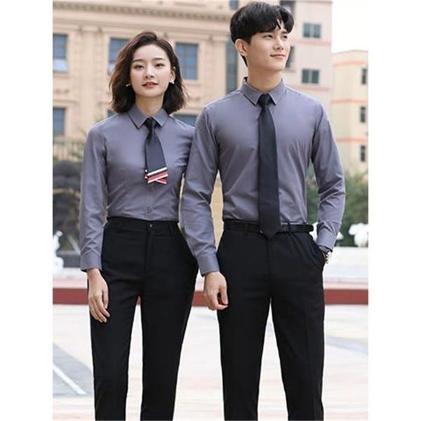 highend group buy shirt women professional longsleeved autumn mens and womens shirt suits 4s shop work clothes business y200828, White
highend group buy shirt women professional longsleeved autumn mens and womens shirt suits 4s shop work clothes business y200828, White