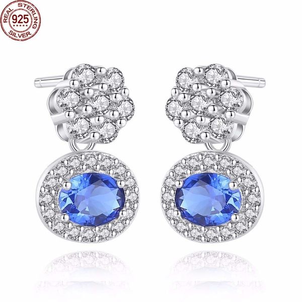 blue oval z stud earrings with solid miniature white zircon flowers 925 st, Golden;silver
blue oval z stud earrings with solid miniature white zircon flowers 925 st, Golden;silver