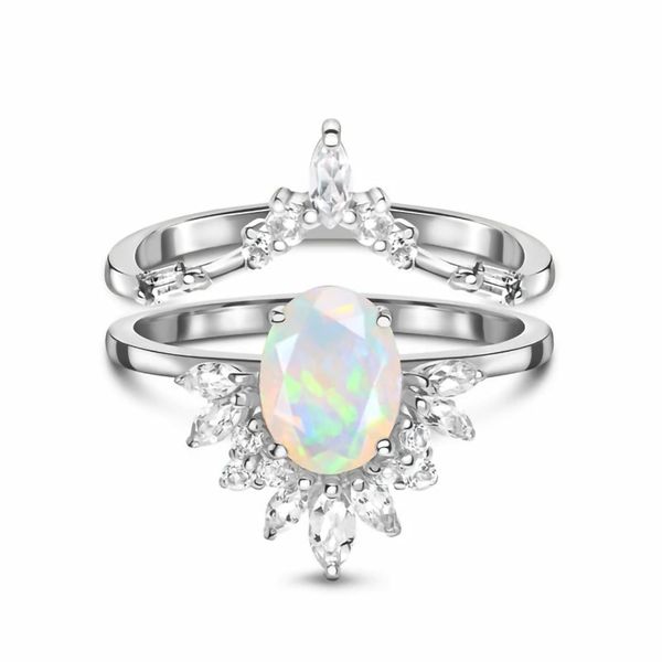 elegant opal rings for women s925 silvery moonstone couple finger ring femme wedding birthday jewelry gift, Golden;silver
elegant opal rings for women s925 silvery moonstone couple finger ring femme wedding birthday jewelry gift, Golden;silver
