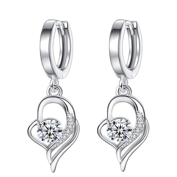 charm 925 sterling silver new woman fashion jewelry blue pink white purple crystal zircon earrings a81, Golden
charm 925 sterling silver new woman fashion jewelry blue pink white purple crystal zircon earrings a81, Golden