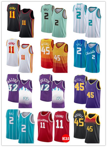 2022 new mitchell 45 donovan ball hornet 2 lamelo basketball jerseys young 11 jazzs trae 12 john 32 karl stockton malone 1996 1997 ness purp, Black;red
2022 new mitchell 45 donovan ball hornet 2 lamelo basketball jerseys young 11 jazzs trae 12 john 32 karl stockton malone 1996 1997 ness purp, Black;red