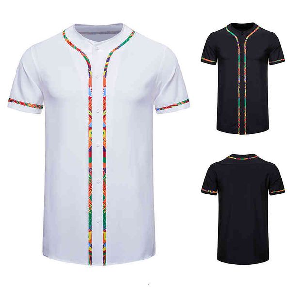 men's casual shirts 2022 summer men's european collarless print shirt youth casual shirt 4054, White;black
men's casual shirts 2022 summer men's european collarless print shirt youth casual shirt 4054, White;black