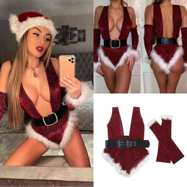 nxy set christmas women bodysuit deep-v neck rompers hat sleeve 4 piece santa suit party lingerie 1125, Red;black
nxy set christmas women bodysuit deep-v neck rompers hat sleeve 4 piece santa suit party lingerie 1125, Red;black
