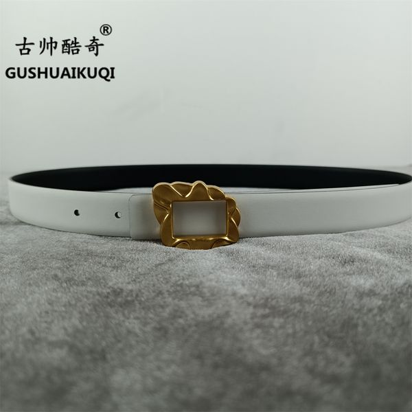 men's and new designer belt double-sided jeans with light fashion simple skirt ins style women's leather belt 2.5cm wide version2., Black;brown
men's and new designer belt double-sided jeans with light fashion simple skirt ins style women's leather belt 2.5cm wide version2., Black;brown