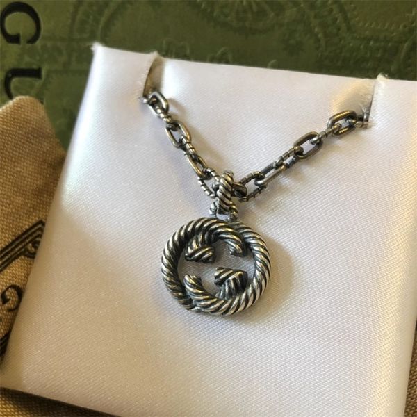 84% off factory storedouble twist mahua silver necklace for men and women, Black
84% off factory storedouble twist mahua silver necklace for men and women, Black