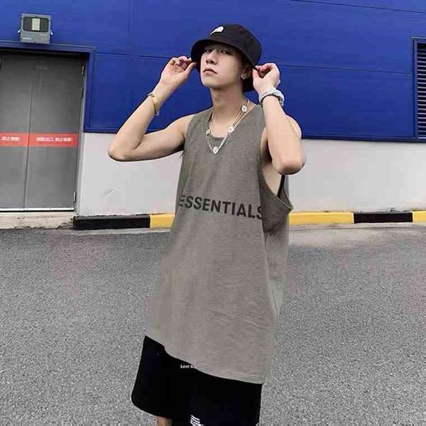 men's fashion personality trend new short-sleeved brand wholesale fog fear of essentials letter t-shirt vest short sleeve high street b, White;black
men's fashion personality trend new short-sleeved brand wholesale fog fear of essentials letter t-shirt vest short sleeve high street b, White;black
