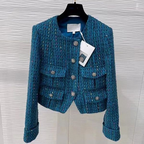 blue flowery tweed cardigan silm coat short jacket women 2021 new, Black;brown
blue flowery tweed cardigan silm coat short jacket women 2021 new, Black;brown