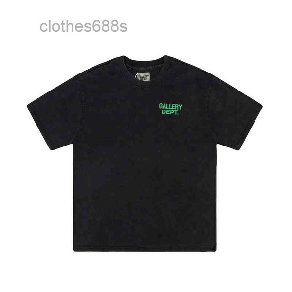 mens t-shirts galeryss designer shirts depts 2022 spring new washed old printed letters short sleeves 889cblir, White;black 
mens t-shirts galeryss designer shirts depts 2022 spring new washed old printed letters short sleeves 889cblir, White;black