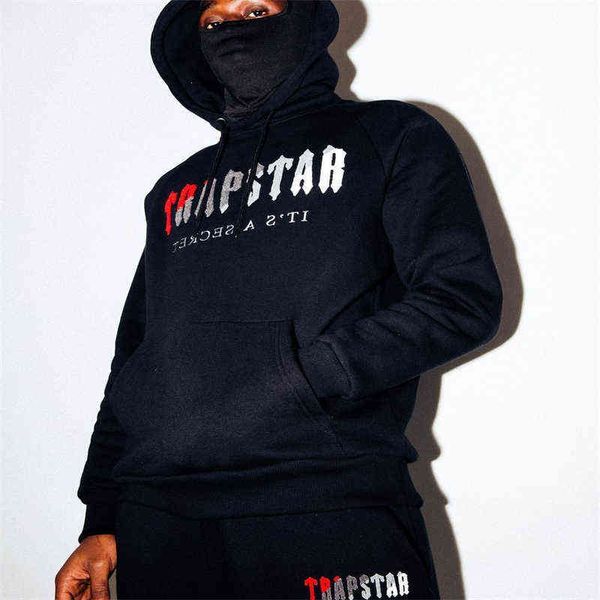 designer trapstar hoodie chenille decoded hooded tracksuit embroidered men's pullover women's, Black
designer trapstar hoodie chenille decoded hooded tracksuit embroidered men's pullover women's, Black