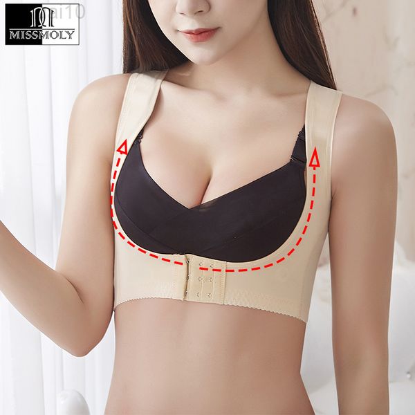 miss moly sleeveless corrective underwear invisible breast lifter body corrector woman lifting shapewear nylon corset l220802, Black;white
miss moly sleeveless corrective underwear invisible breast lifter body corrector woman lifting shapewear nylon corset l220802, Black;white