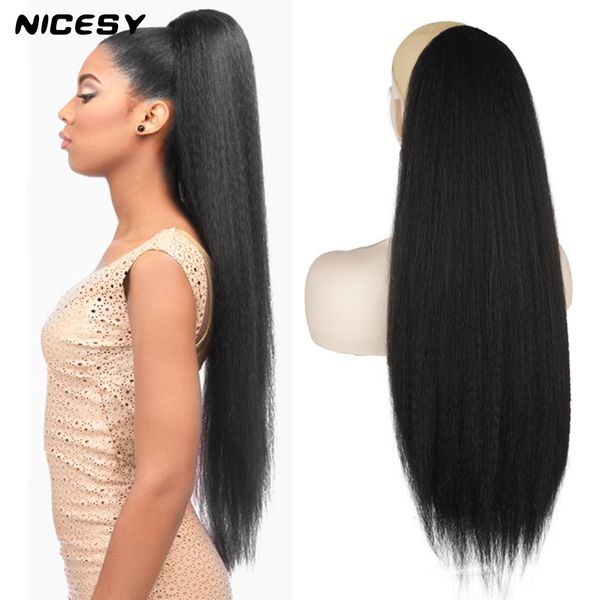 costume accessories synthetic afro 24in100g kinky straight long ponytail hair pieces natural drawstring ponytail hair extensions false piece, Silver
costume accessories synthetic afro 24in100g kinky straight long ponytail hair pieces natural drawstring ponytail hair extensions false piece, Silver