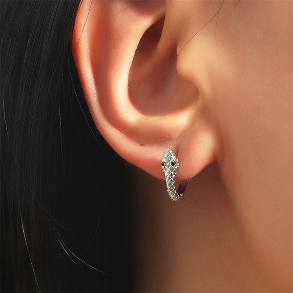 punk c-shaped snake stud earrings women geometric circle zircon earring european female copper buckle animals ear nail ornaments accessories, Golden;silver
punk c-shaped snake stud earrings women geometric circle zircon earring european female copper buckle animals ear nail ornaments accessories, Golden;silver