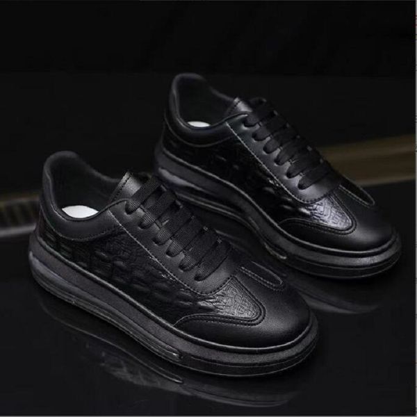 new men cool leather shoes air cushion sneakers street trend crocodile print man casual sport walking shoes da031, Black
new men cool leather shoes air cushion sneakers street trend crocodile print man casual sport walking shoes da031, Black