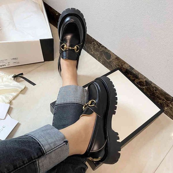 dress shoes french g carrefour shoes women's thick sole autumn leather round head small british style single, Black
dress shoes french g carrefour shoes women's thick sole autumn leather round head small british style single, Black