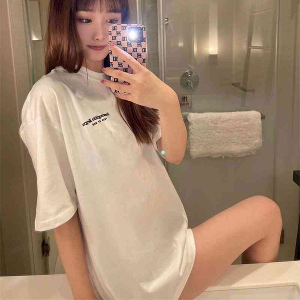 women's t-shirt spring and summer flocking fg rich co bred men's women's fashion br short sleeve large version couple's, White
women's t-shirt spring and summer flocking fg rich co bred men's women's fashion br short sleeve large version couple's, White