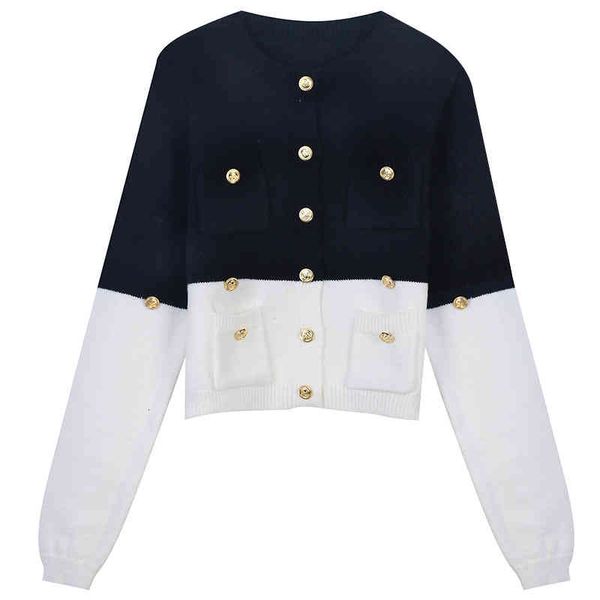 women's sweaters autumn and winter black white stitching small fragrance lazy little man knitted sweater cardigan coat women's sho, White;black
women's sweaters autumn and winter black white stitching small fragrance lazy little man knitted sweater cardigan coat women's sho, White;black