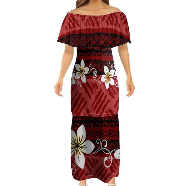 long ethnic bodycon dresses samoan off shoulder ruffle half sleeve puletasi polynesian traditional tribal dress couples dress 220706, White
long ethnic bodycon dresses samoan off shoulder ruffle half sleeve puletasi polynesian traditional tribal dress couples dress 220706, White