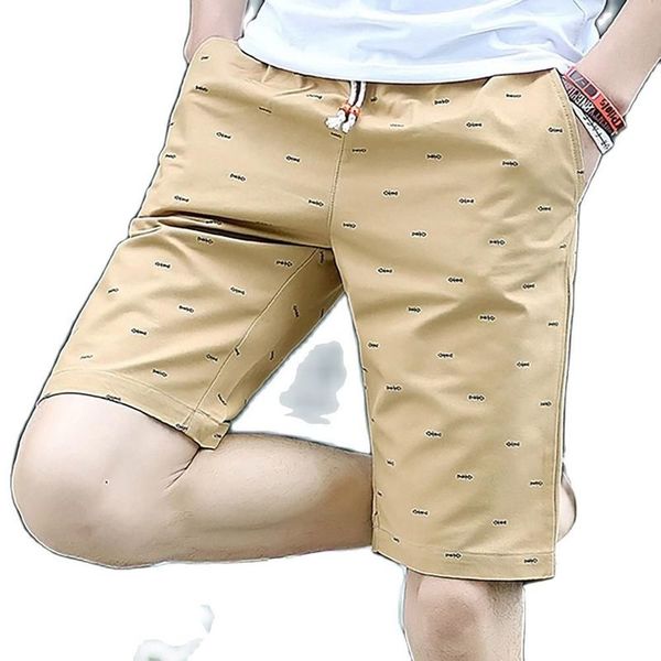 men shorts print drawstring pockets cotton beach fitness pants sports shorts 220616, White;black
men shorts print drawstring pockets cotton beach fitness pants sports shorts 220616, White;black