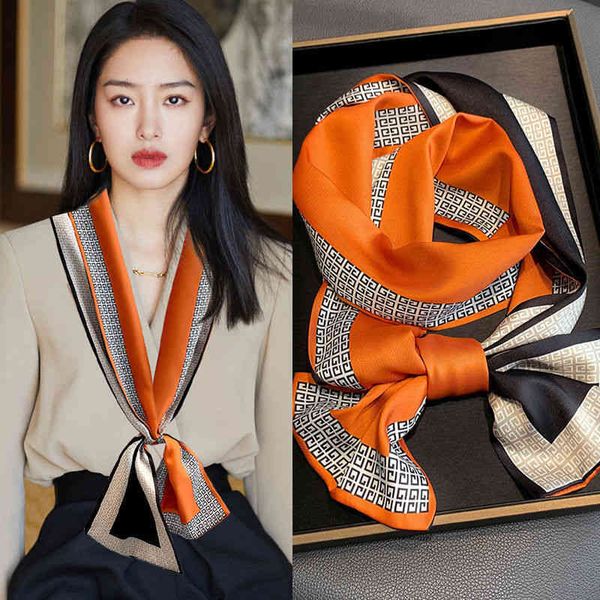 designer silk head scarf spring and autumn silk womens double-layer versatile fashion slender ribbon small new warm scarf woman mens, Blue;gray
designer silk head scarf spring and autumn silk womens double-layer versatile fashion slender ribbon small new warm scarf woman mens, Blue;gray