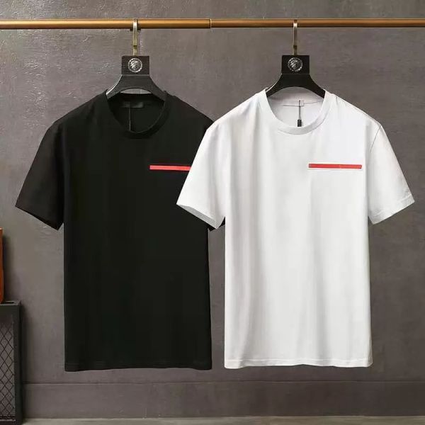 luxury casual mens t shirt new wear designer short sleeve 100% cotton wholesale black and white size prad tshirt tee m-2xl, White;black
luxury casual mens t shirt new wear designer short sleeve 100% cotton wholesale black and white size prad tshirt tee m-2xl, White;black