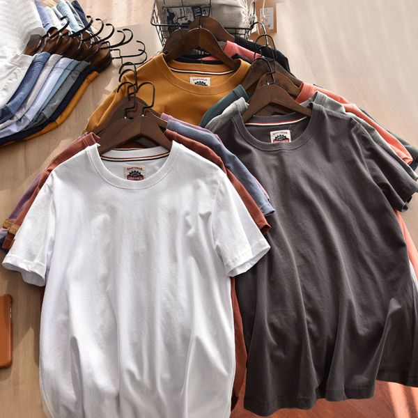 arrival short sleeve european and american men's t-shirt plus size tee for promotion wholesale t sale, White;black
arrival short sleeve european and american men's t-shirt plus size tee for promotion wholesale t sale, White;black