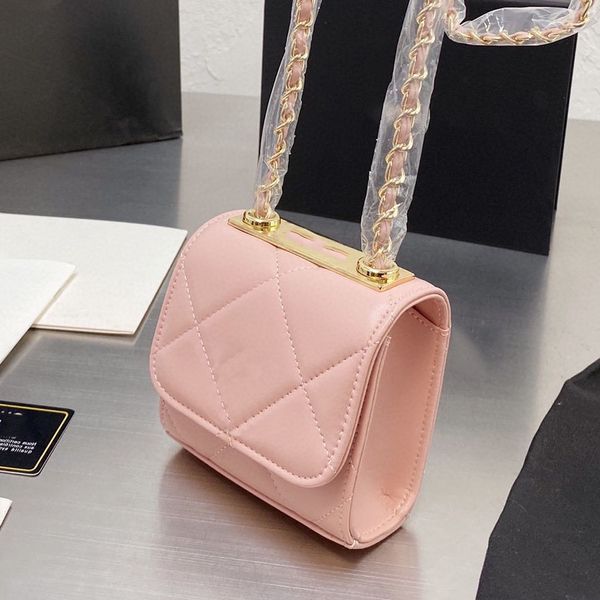 trend classic mini flap crossbody bag square lambskin candy color quilted diamond ridge weave gold chain adjustable shoulder strap designer
trend classic mini flap crossbody bag square lambskin candy color quilted diamond ridge weave gold chain adjustable shoulder strap designer