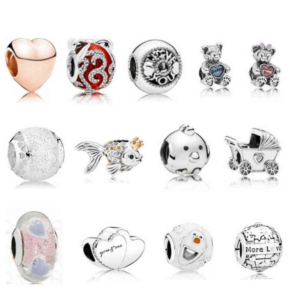 new 100% 925 sterling silver charms bead bear fish tigon fit bracelets glass beads diy bracelet the factory wholesale aa220315, Bronze;silver
new 100% 925 sterling silver charms bead bear fish tigon fit bracelets glass beads diy bracelet the factory wholesale aa220315, Bronze;silver