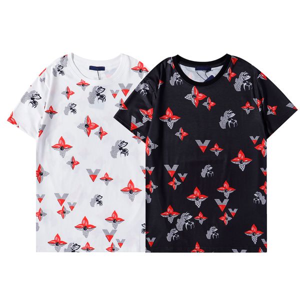 luxury t-shirt summer mens womens short sleeves fashion tee pure cotton shirts leisure classic pattern 22, White;black
luxury t-shirt summer mens womens short sleeves fashion tee pure cotton shirts leisure classic pattern 22, White;black