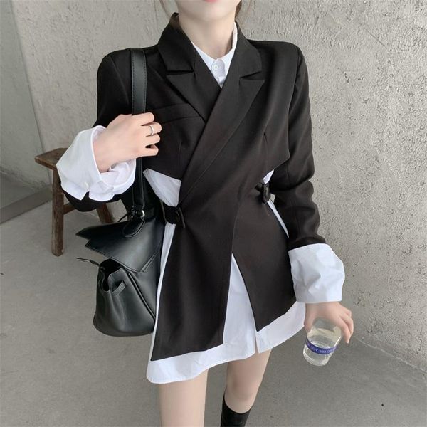 women's suits & blazers nice women's early autumn fashion blazer black suit women set office lady, White;black
women's suits & blazers nice women's early autumn fashion blazer black suit women set office lady, White;black
