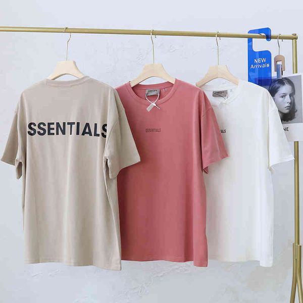 2022 tide brand ess letter back printing male and female fog loose large short sleeve high-quality trendy t-shirts, Black
2022 tide brand ess letter back printing male and female fog loose large short sleeve high-quality trendy t-shirts, Black