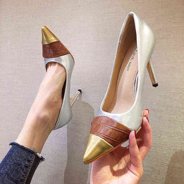 sandals women shoes 2023 summer color matching snake high heels designer gold pointed thin heeled 220315, Black
sandals women shoes 2023 summer color matching snake high heels designer gold pointed thin heeled 220315, Black