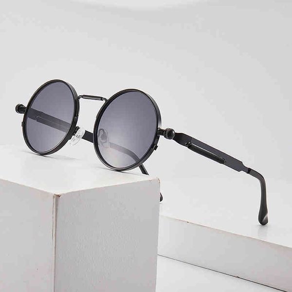 sunglasses round frame sunglasses punk metal spring leg personality trend reflective qe4l, White;black
sunglasses round frame sunglasses punk metal spring leg personality trend reflective qe4l, White;black