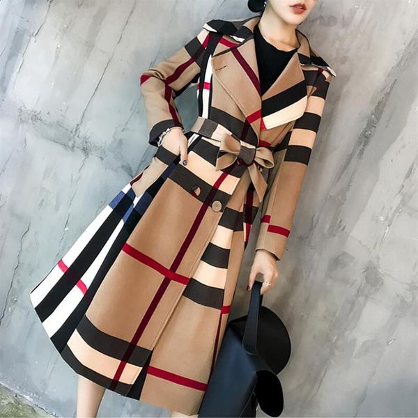 women's windbreaker coat plaid lapel long section color matching retro coat female temperament long-sleeved v collar lace250s, Tan;black
women's windbreaker coat plaid lapel long section color matching retro coat female temperament long-sleeved v collar lace250s, Tan;black