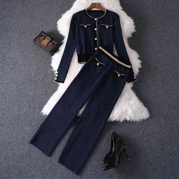 women's two piece pants 2022 spring style small fragrance color contrast phnom penh short sweater + double pocket straight set 51570 9r, White
women's two piece pants 2022 spring style small fragrance color contrast phnom penh short sweater + double pocket straight set 51570 9r, White