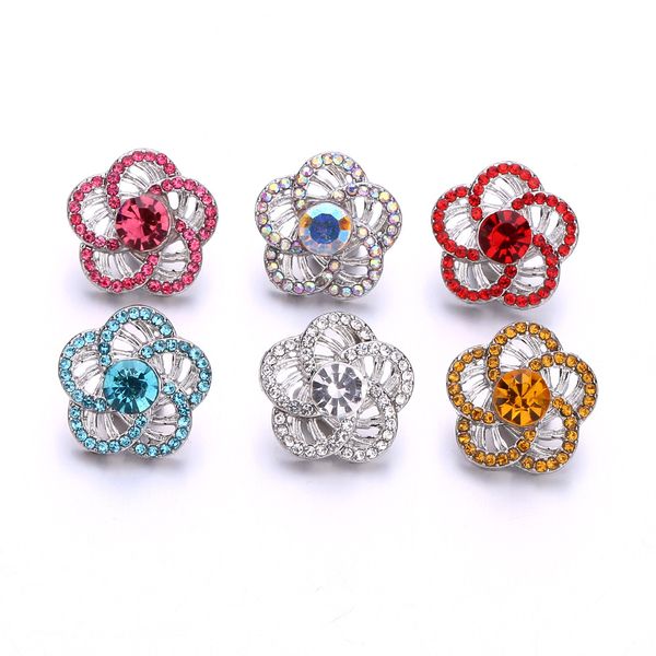 colorful flower crystal snap button jewelry components silver hollow 18mm metal snaps buttons fit bracelet bangle noosa for women men, Blue;slivery
colorful flower crystal snap button jewelry components silver hollow 18mm metal snaps buttons fit bracelet bangle noosa for women men, Blue;slivery