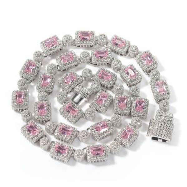icy square round mixed zircon diamonds chain 16"inch 18" 20"8mm gold silver finish pink lab diamonds necklace 16-20'
icy square round mixed zircon diamonds chain 16"inch 18" 20"8mm gold silver finish pink lab diamonds necklace 16-20'