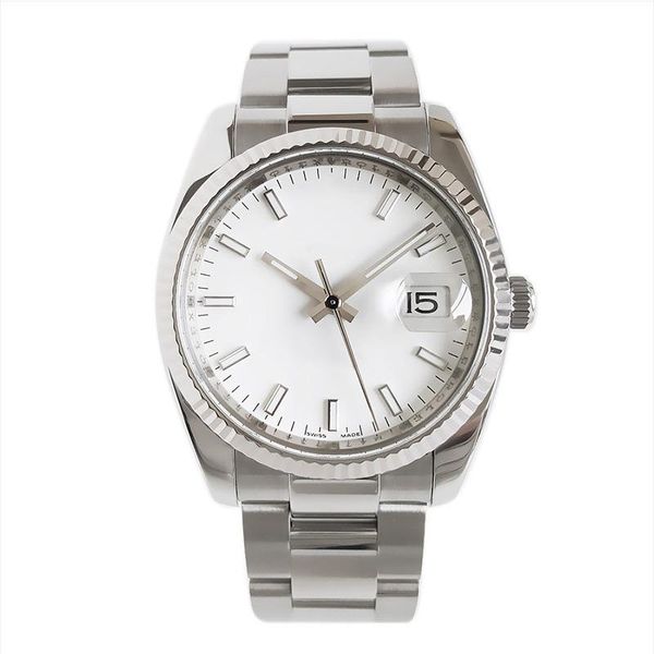 factory watches 2813 movement automatic mens watch 36mm white dial fashion ladies wristwatch sapphire glass stainless steel strap m115234 da, Slivery;brown
factory watches 2813 movement automatic mens watch 36mm white dial fashion ladies wristwatch sapphire glass stainless steel strap m115234 da, Slivery;brown