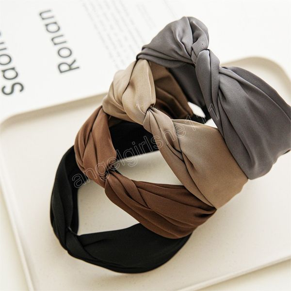 women girls satin knot cross hairband headband femme hair accessories fashion hair hoops headwear, Slivery;white
women girls satin knot cross hairband headband femme hair accessories fashion hair hoops headwear, Slivery;white
