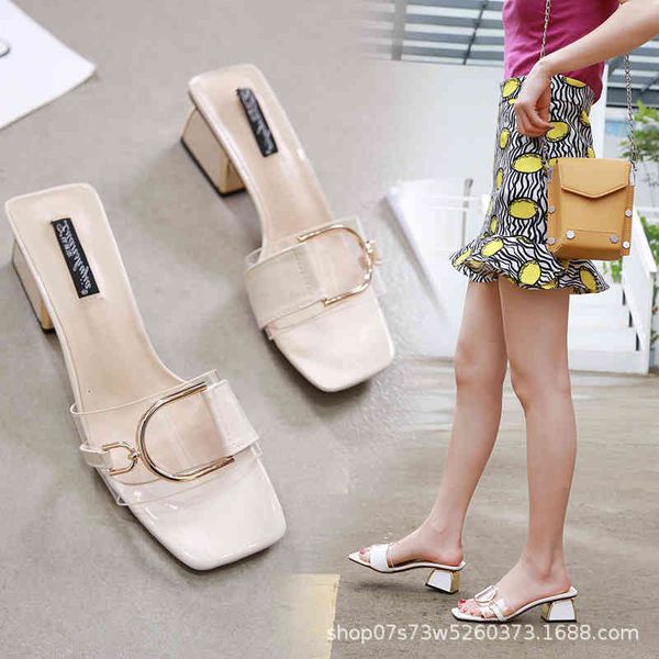 sandals fairy style thick heel sandals summer women's one foot color matching fashion, wearing medium outside h0w7, Black
sandals fairy style thick heel sandals summer women's one foot color matching fashion, wearing medium outside h0w7, Black