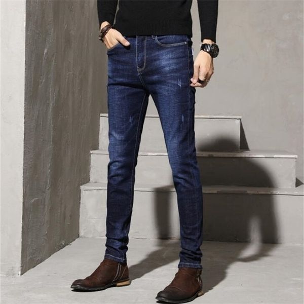 slim fit straight jeans fashion classic men jeans long pants for male 210318, Blue
slim fit straight jeans fashion classic men jeans long pants for male 210318, Blue
