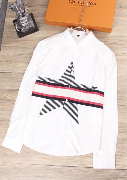 2022 luxurys designers dress shirt menswear fashion society black men solid color business casual long sleeve -xxxl da18, White;black
2022 luxurys designers dress shirt menswear fashion society black men solid color business casual long sleeve -xxxl da18, White;black