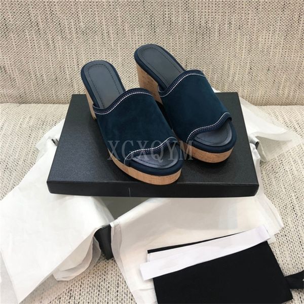 30% off 2022 sandals summer wedge heel women shoes genuine leather platform slippers sewing female slides thick sole round toe flip flops, Black
30% off 2022 sandals summer wedge heel women shoes genuine leather platform slippers sewing female slides thick sole round toe flip flops, Black