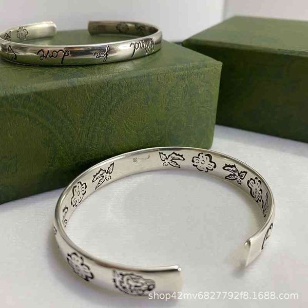 2023 designer new fashion jewelry fearless bracelet flower old wide narrow version male and female lovers, Black
2023 designer new fashion jewelry fearless bracelet flower old wide narrow version male and female lovers, Black